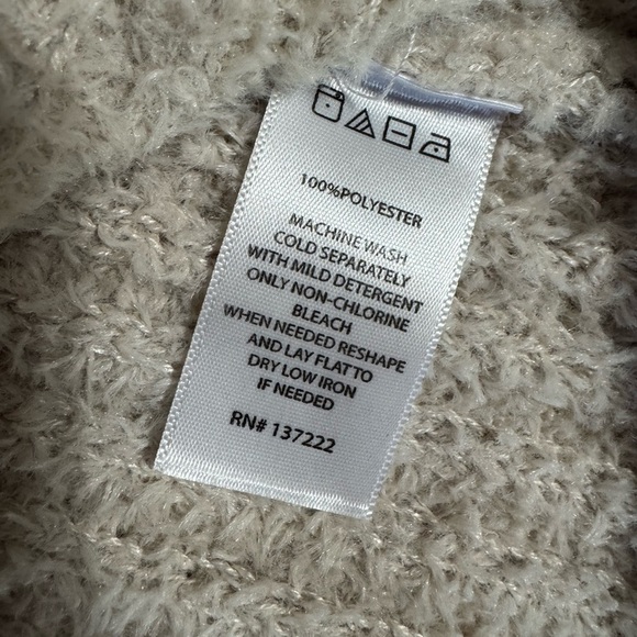 Cozy and Fuzzy Cream Sweater - Picture 3 of 3